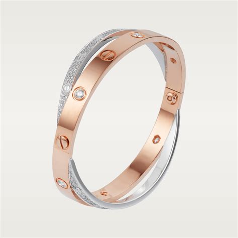 love bracelet diamond paved